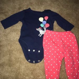 Carters baby girl outfit